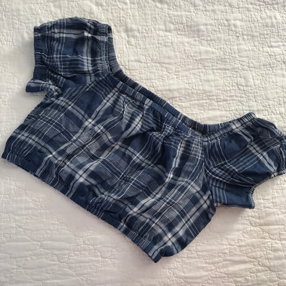 Adorable Plaid Crop Top